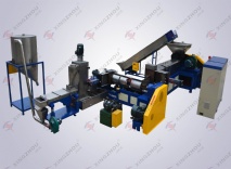 干薄膜料自动排刀压料废旧塑料造粒机